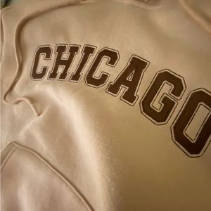 A new light brown, with a smooth cotton texture on the inside